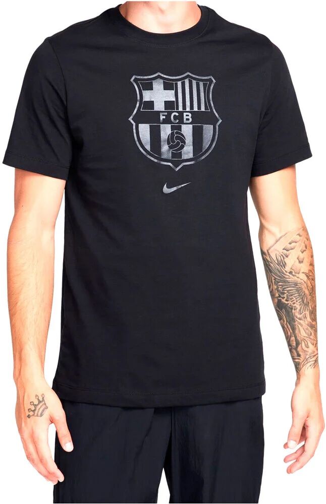 Nike barcelona 24 camiseta de fútbol oficiales Negro (XL)