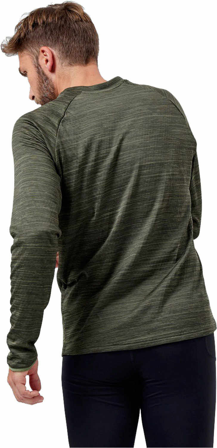 Odlo run easy warm camiseta técnica manga larga hombre Verde (S)