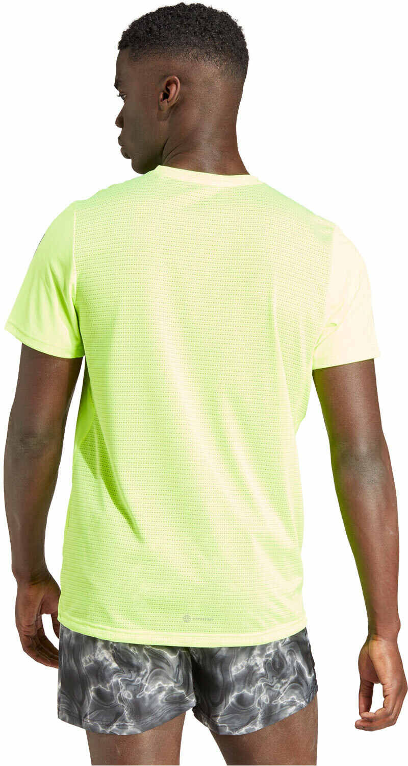 Adidas own the run camiseta técnica manga corta hombre Amarillo (M)