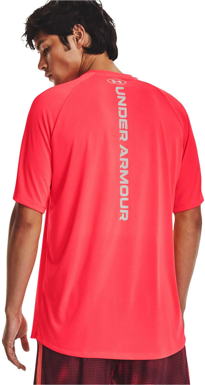 Under Armour ua tech reflective camiseta fitness hombre Rojo (XL)