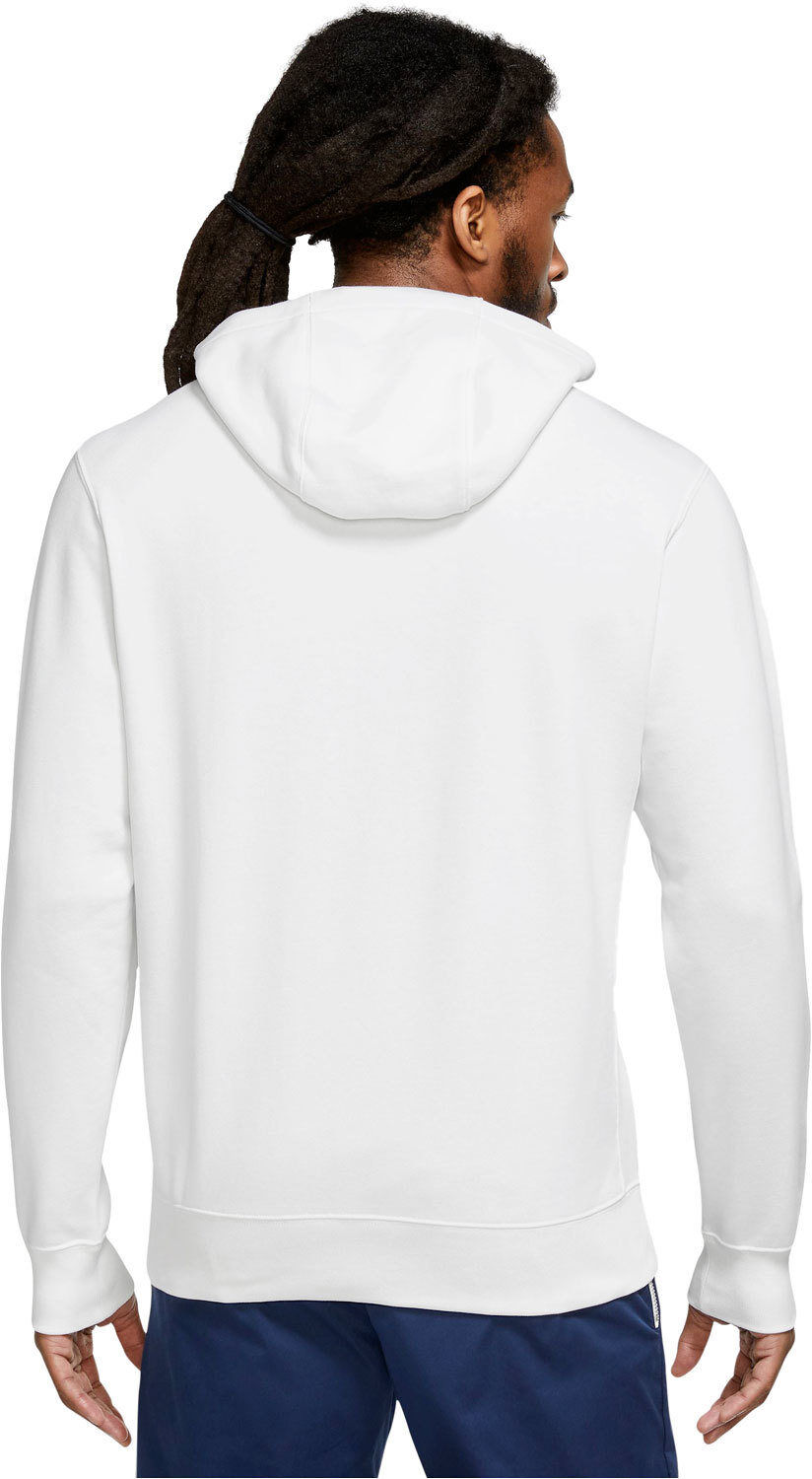 Nike barcelona club fleece sudadera entrenamiento fútbol Blanco (L)