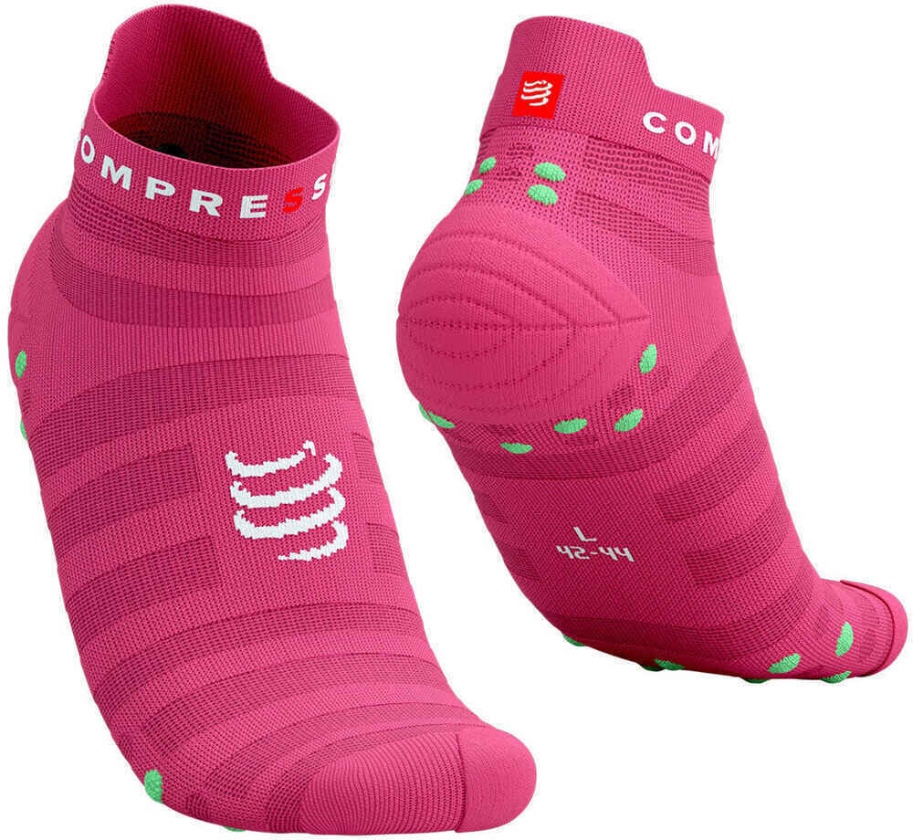 Compressport ultralight calcetines running Rosa (3)