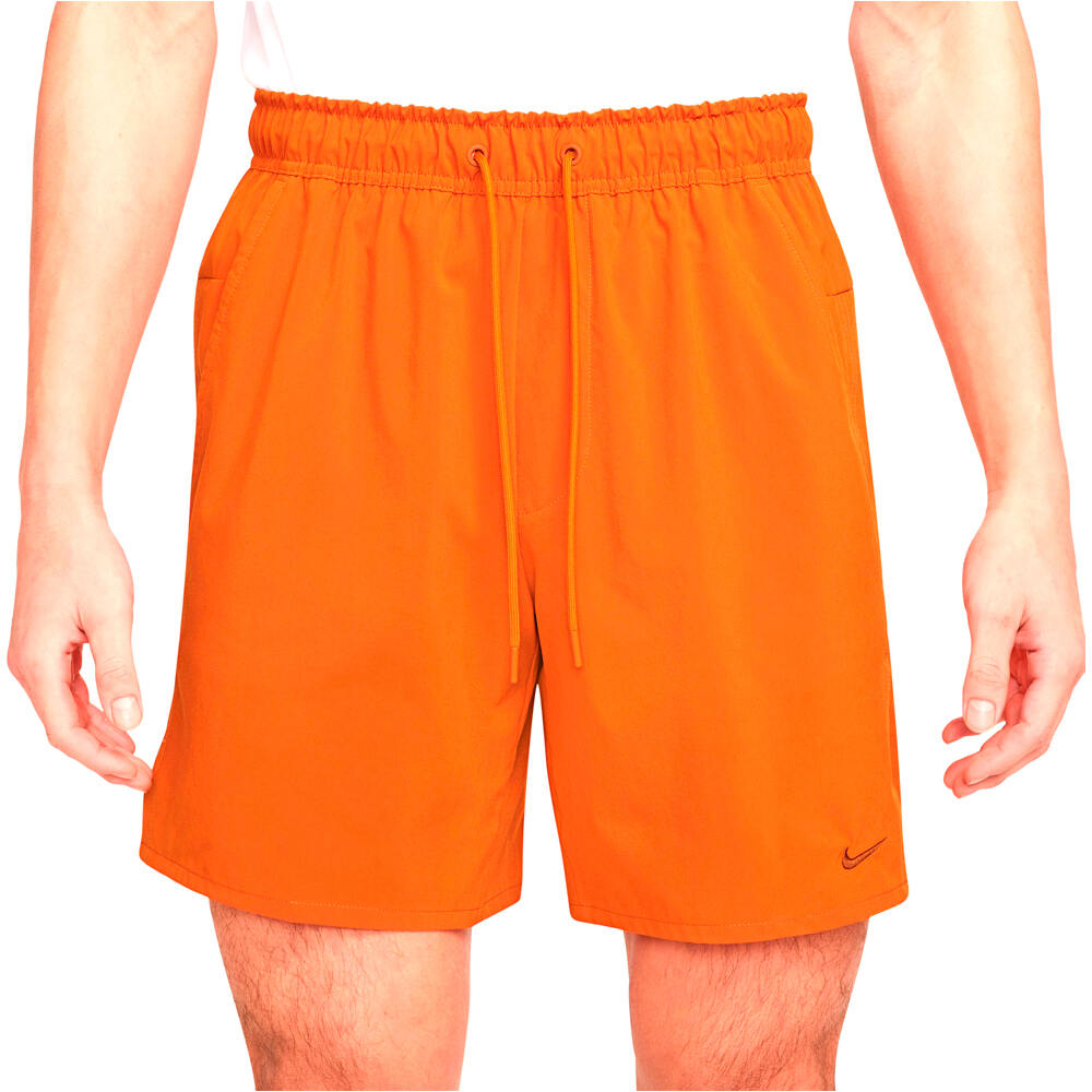 Nike dri-fit unlimited 7" pantalón corto fitness hombre Naranja (S)