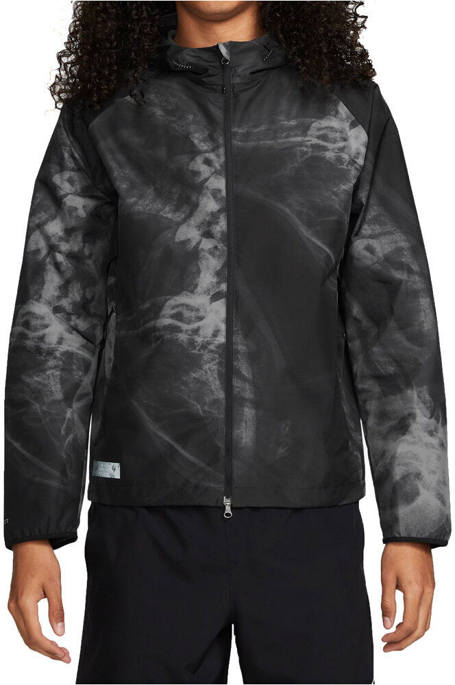 Nike storm-fit run division CHAQUETA RUNNING HOMBRE Negro (L)