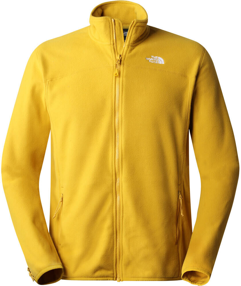 The North Face 100 glacier full zip forro polar hombre Amarillo (M)