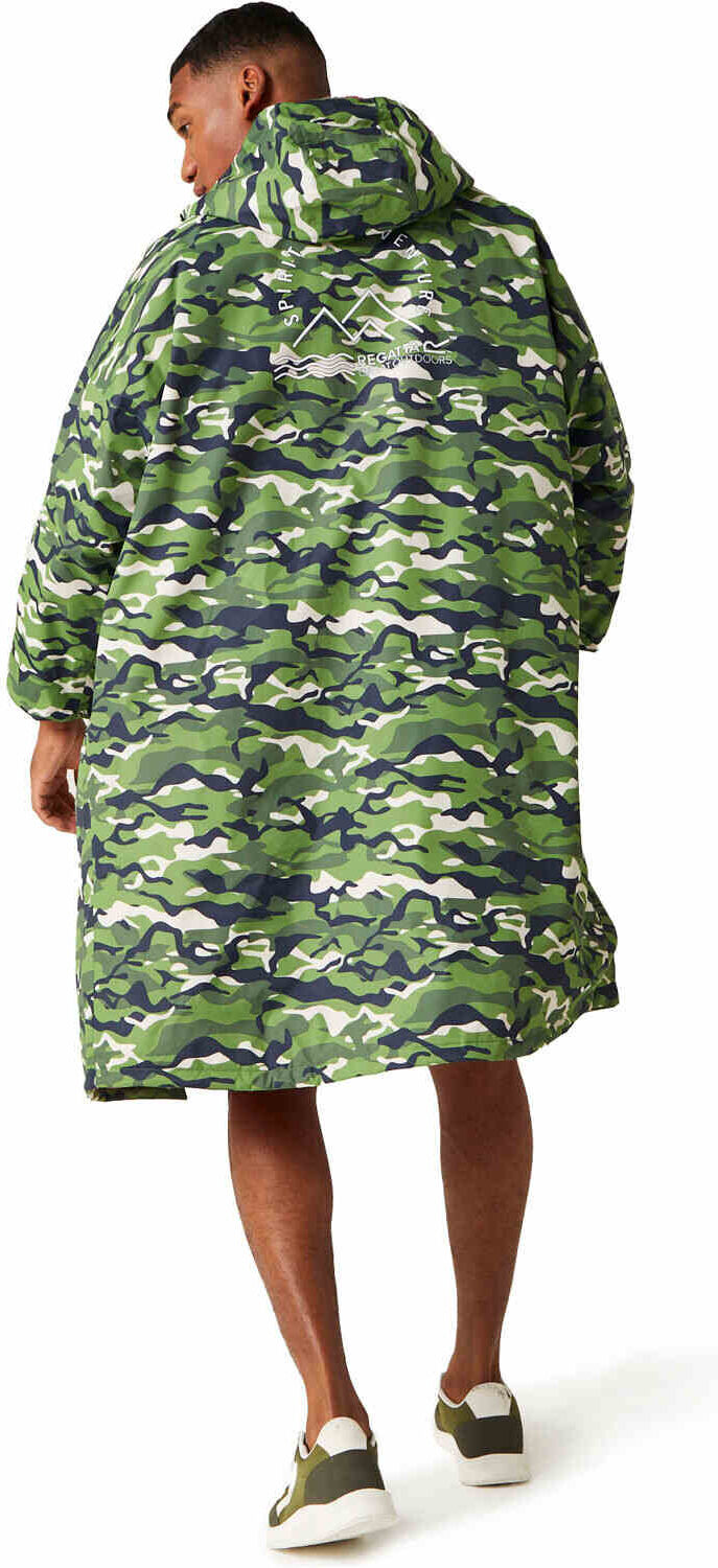 Regatta waterproof robe poncho montaña Verde (L/XL)