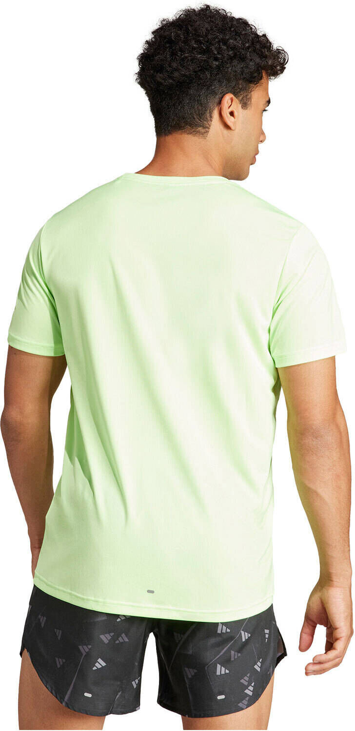 Adidas run it camiseta técnica manga corta hombre Verde (M)