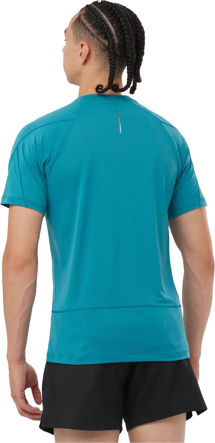 Salomon cross run camisetas trail running manga corta hombre Azul