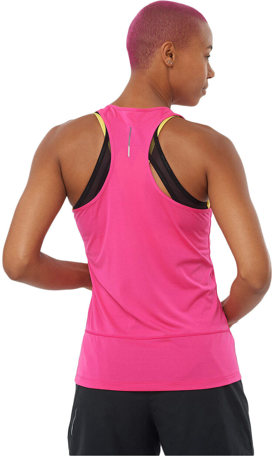 Salomon cross run camiseta tirantes running Rosa (L)