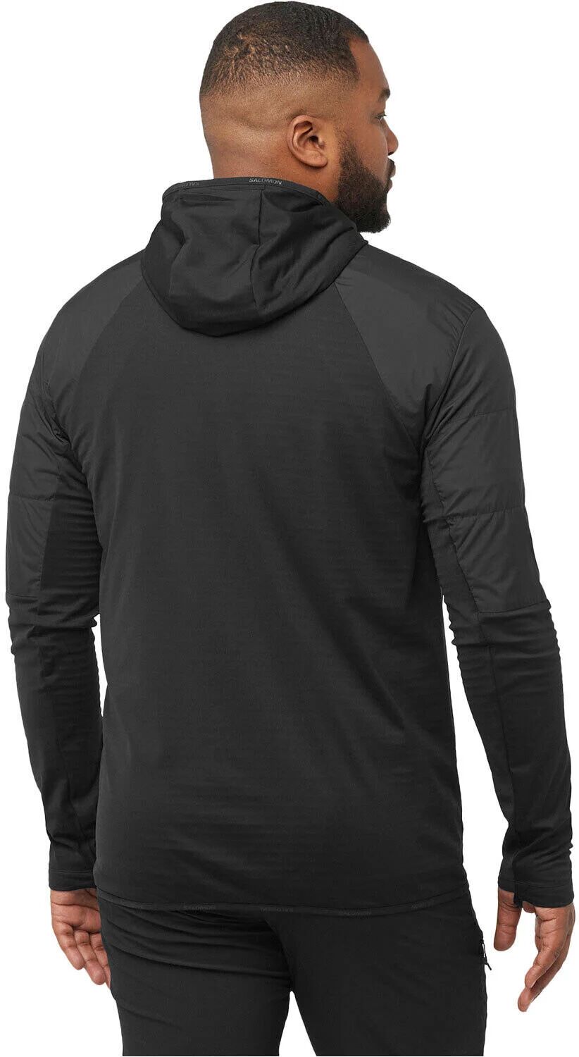 Salomon outline as hybrid mid chaqueta outdoor hombre Negro (XL)