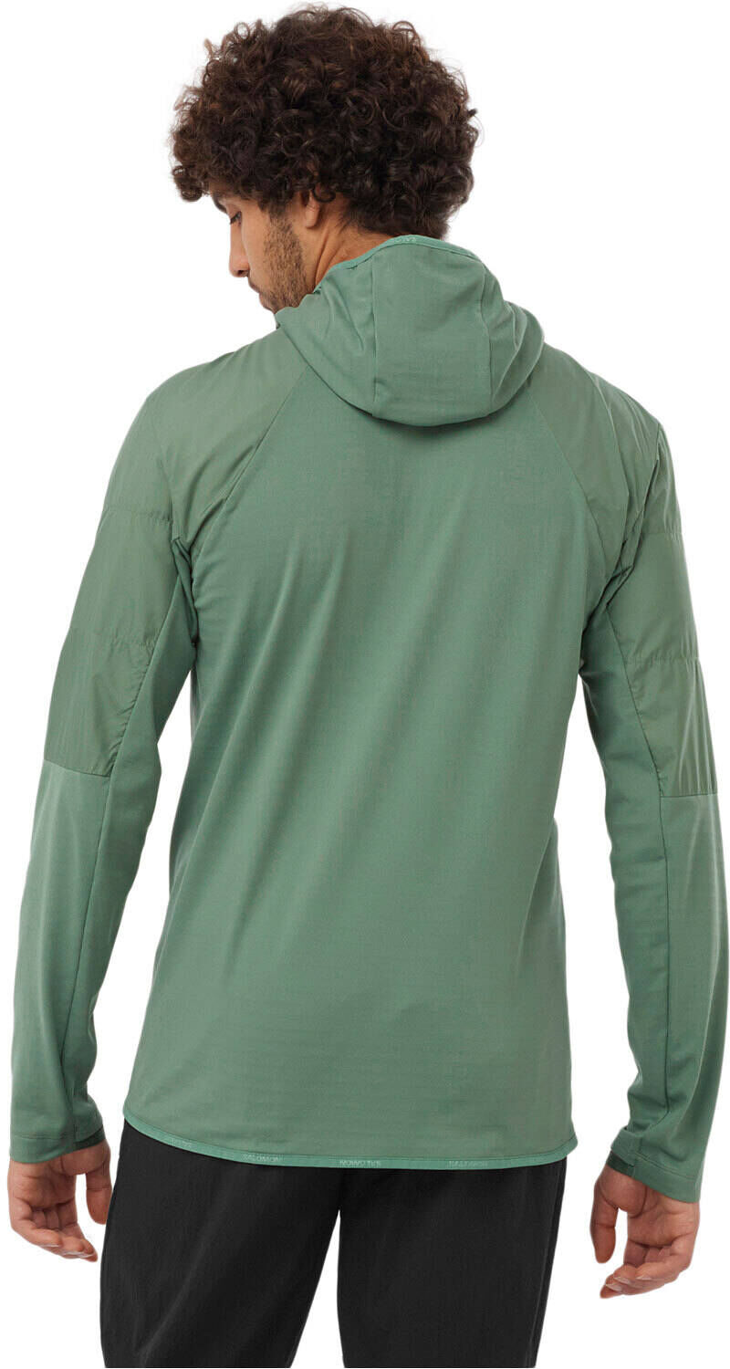 Salomon outline as hybrid mid chaqueta outdoor hombre Verde (XL)