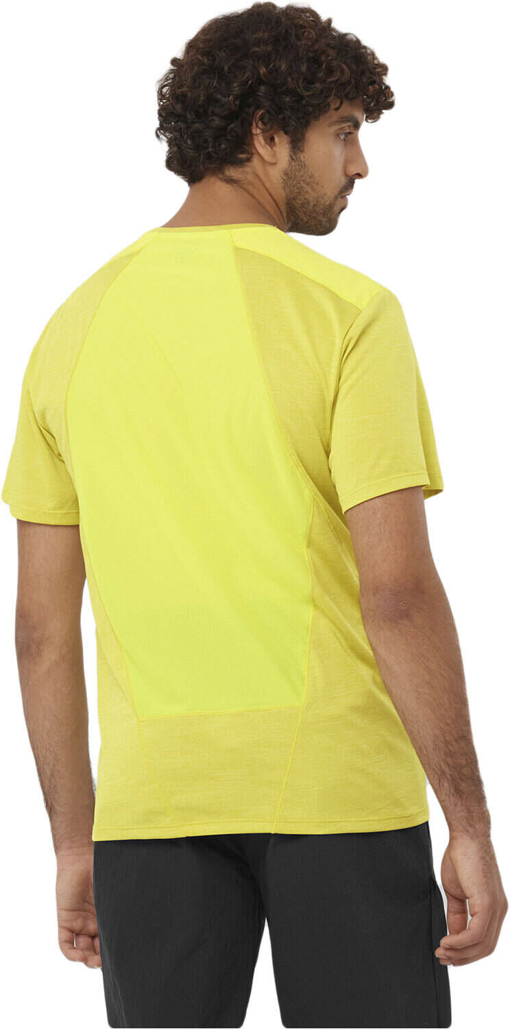 Salomon outline camiseta montaña manga corta hombre Amarillo (L)