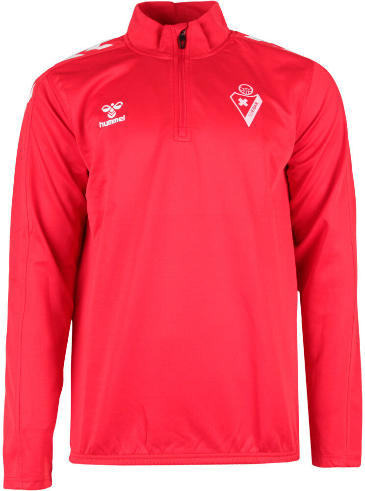 Eibar 24 half zip poly sudadera entrenamiento fútbol Rojo (M)