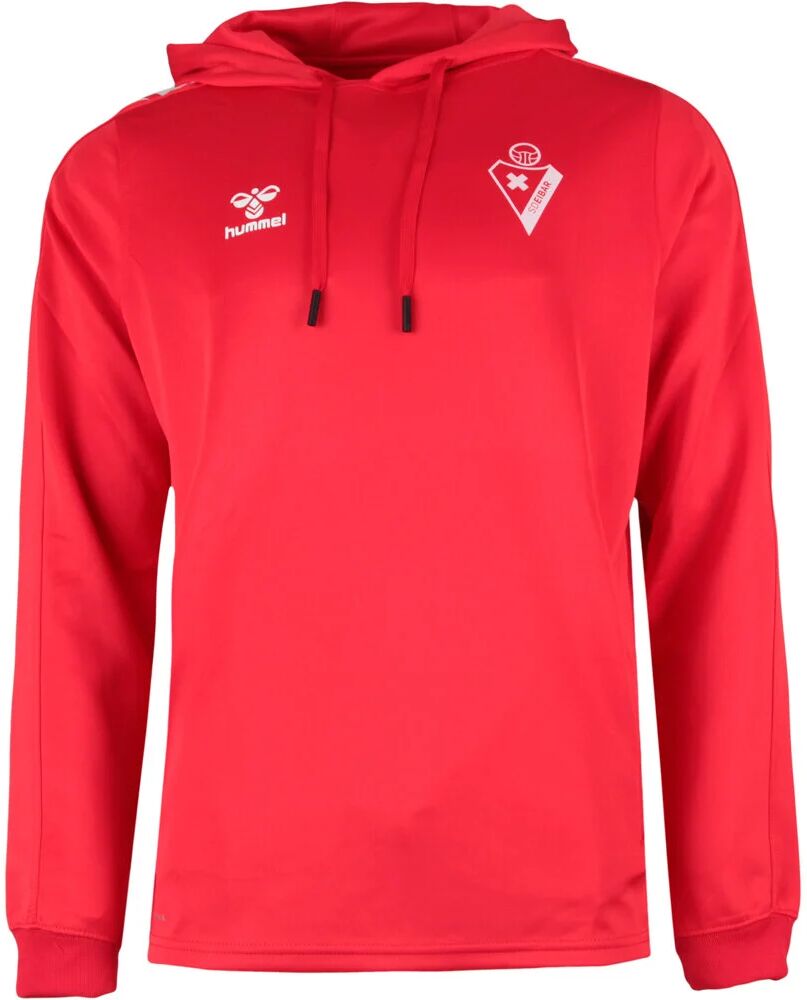 Eibar 24 poly hoodie sudadera entrenamiento fútbol Rojo (M)