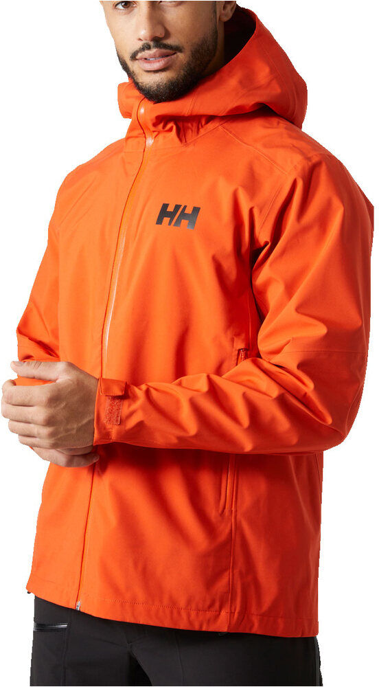 Helly Hansen verglas 3 capas chaqueta impermeable hombre Naranja (XL)