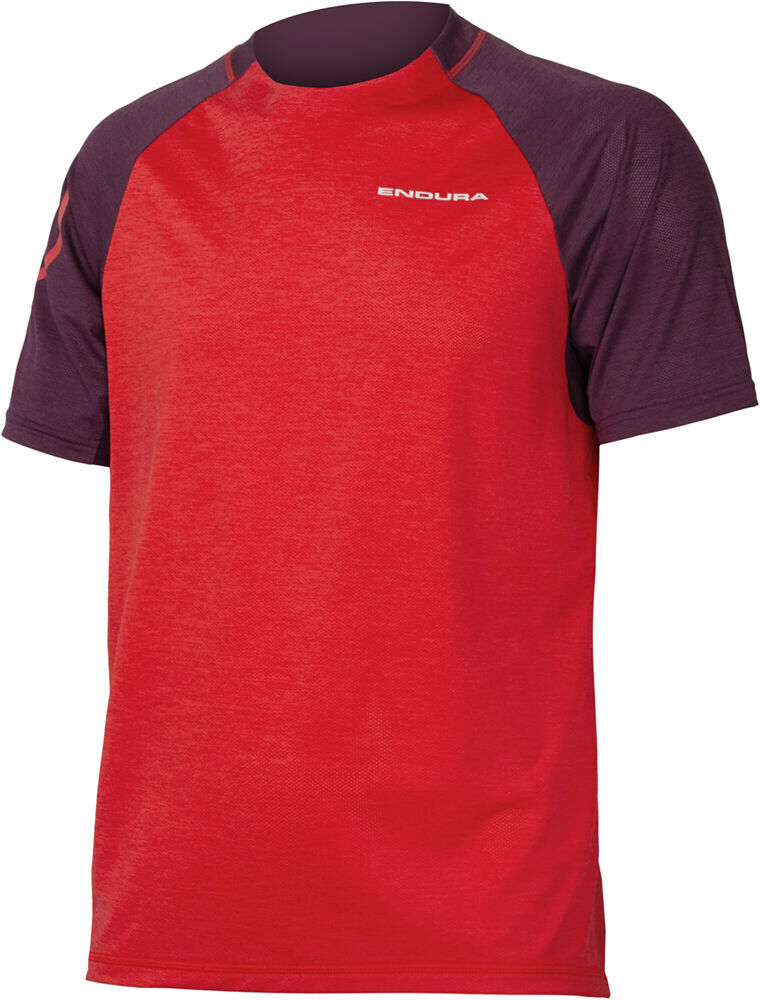 Endura camiseta singletrack m/c camiseta ciclismo hombre Granate (L)