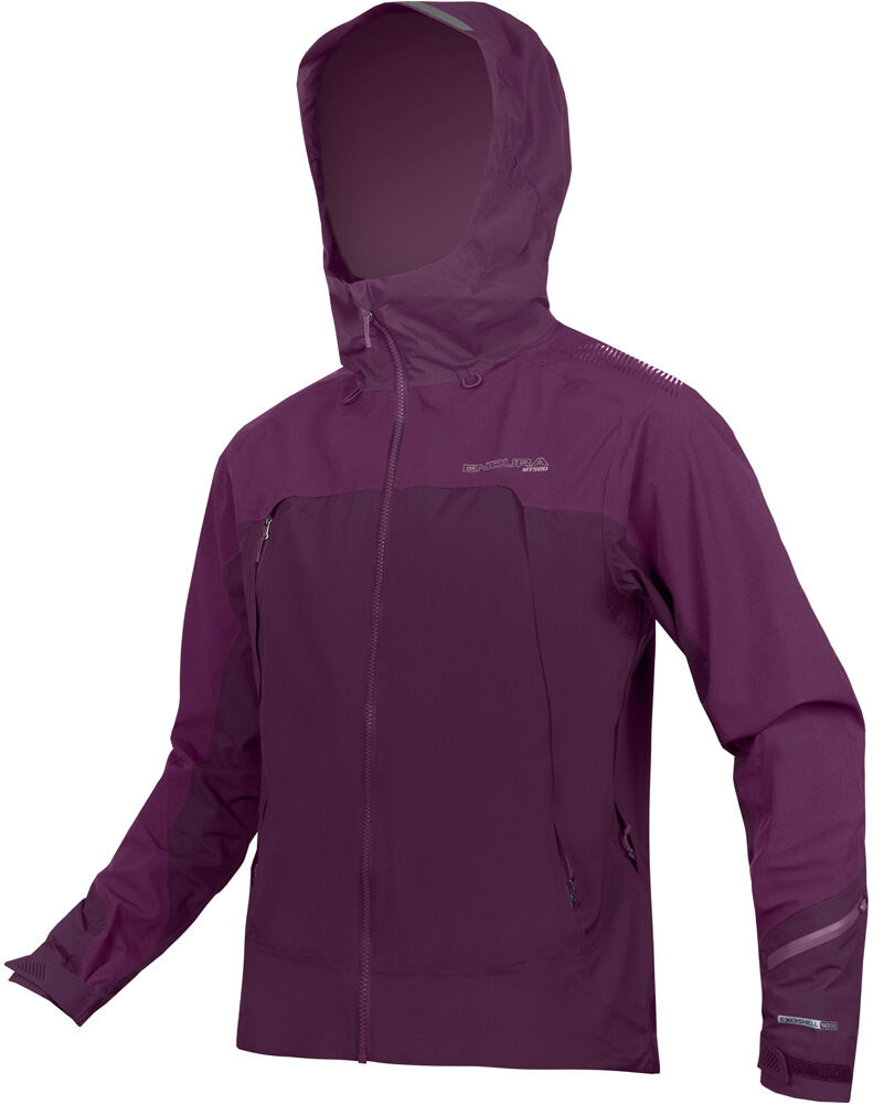 Endura chaqueta mt500 impermeable ii cortavientos ciclismo hombre Granate (L)