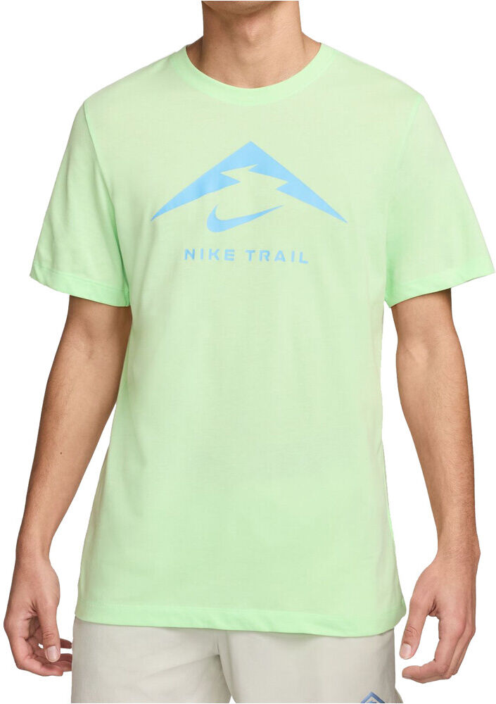 Nike dri-fit trail logo camisetas trail running manga corta hombre Lila