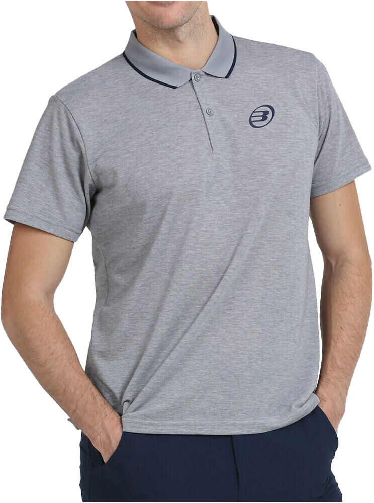 Bullpadel centeb polo tenis manga corta hombre Gris (XXL)