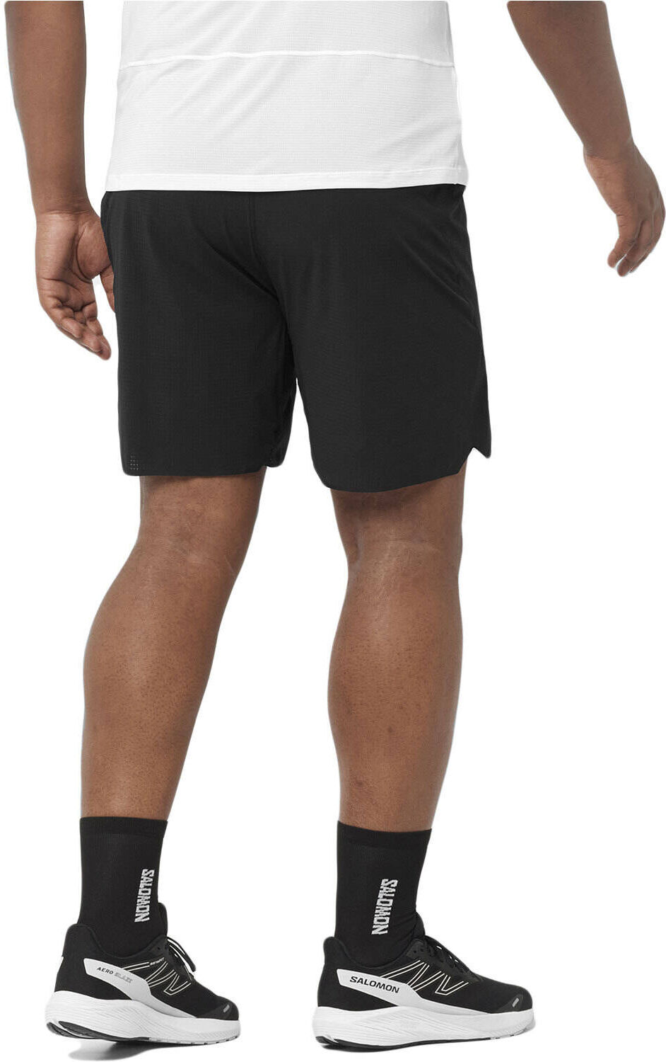 Salomon sense aero 7 pantalón running hombre Negro (XL)