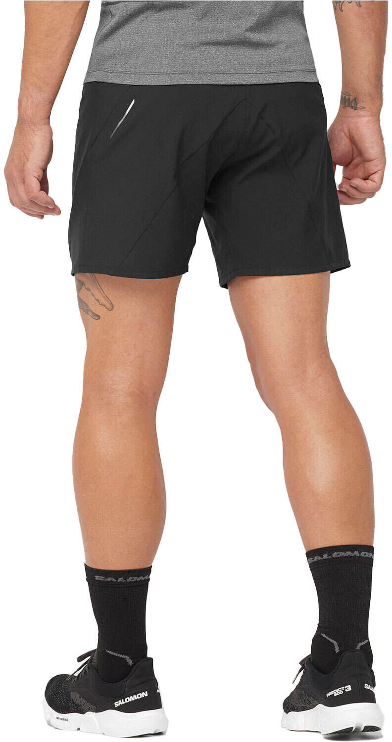 Salomon cross 7in pantalón running hombre Negro (XXL)