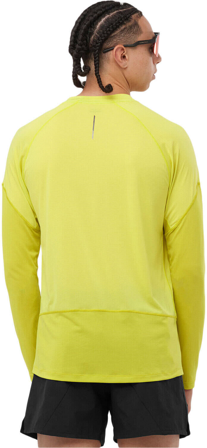 Salomon cross run camisetas trail running manga larga hombre Amarillo (XL)