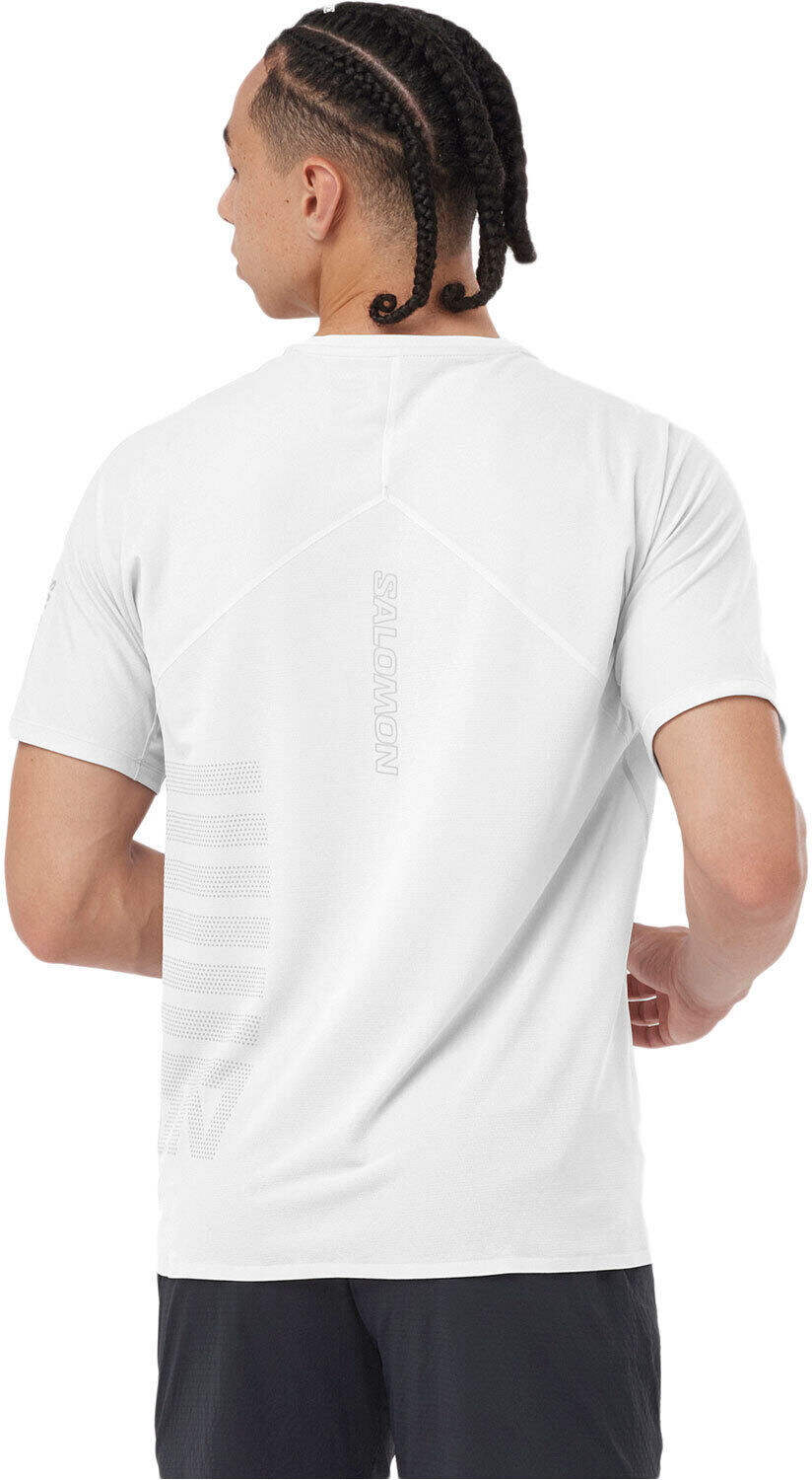 Salomon sense aero camisetas trail running manga corta hombre Blanco (XXL)