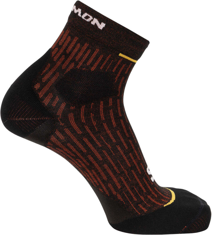 Salomon ultra glide ankle calcetines running Negro (L)