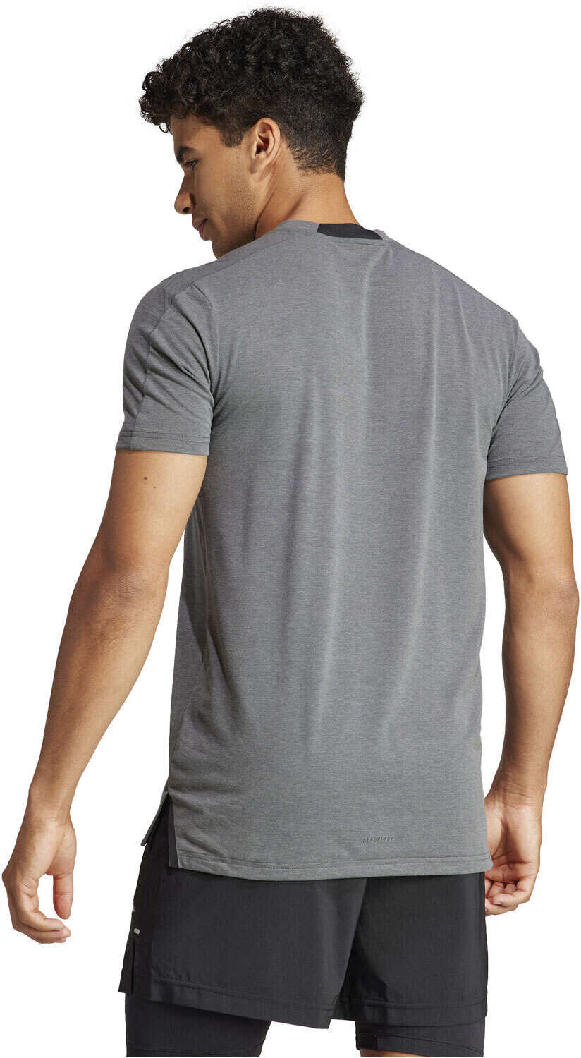 Adidas d4t camiseta fitness hombre Gris (XS)