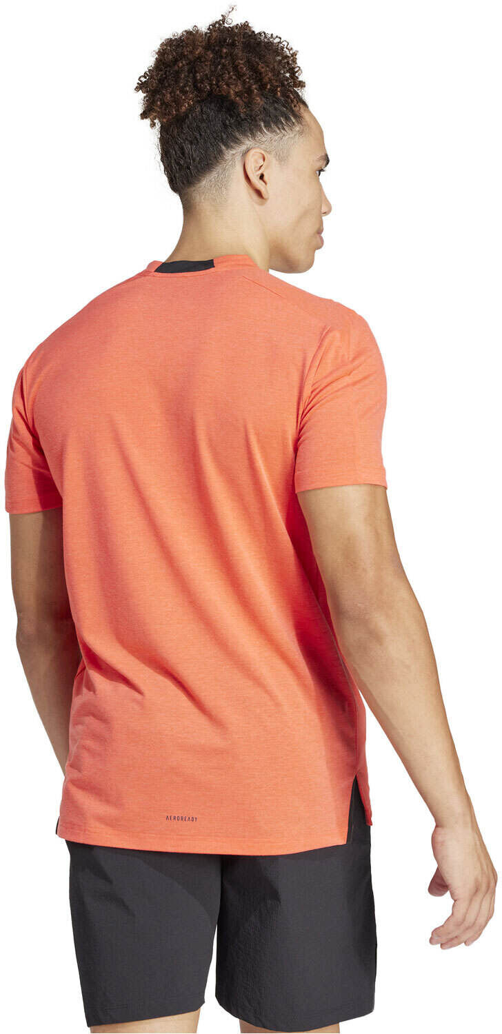 Adidas d4t camiseta fitness hombre Rojo (S)