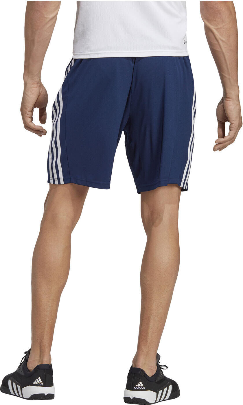 Adidas train essentials pique 3s pantalón corto fitness hombre Azul (M)