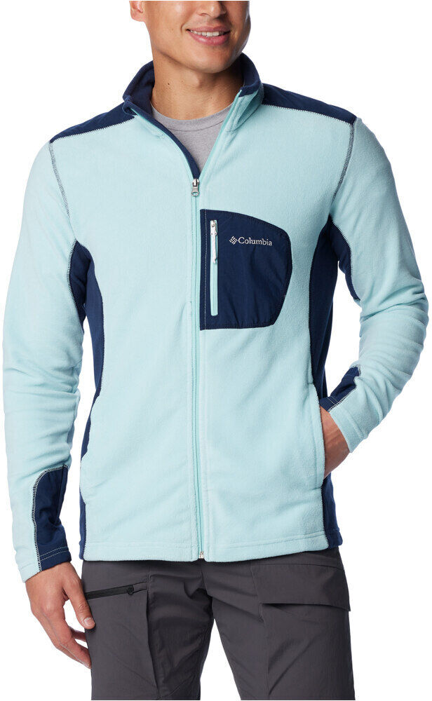 Columbia klamath range forro polar hombre Verde (M)