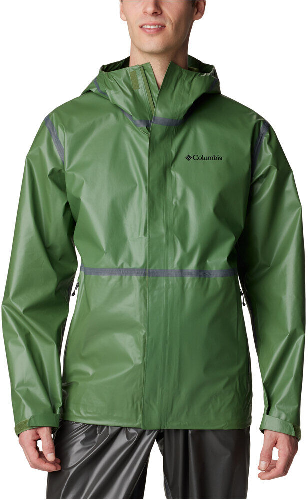 Columbia outdry extreme hikelite chaqueta impermeable hombre Verde (S)