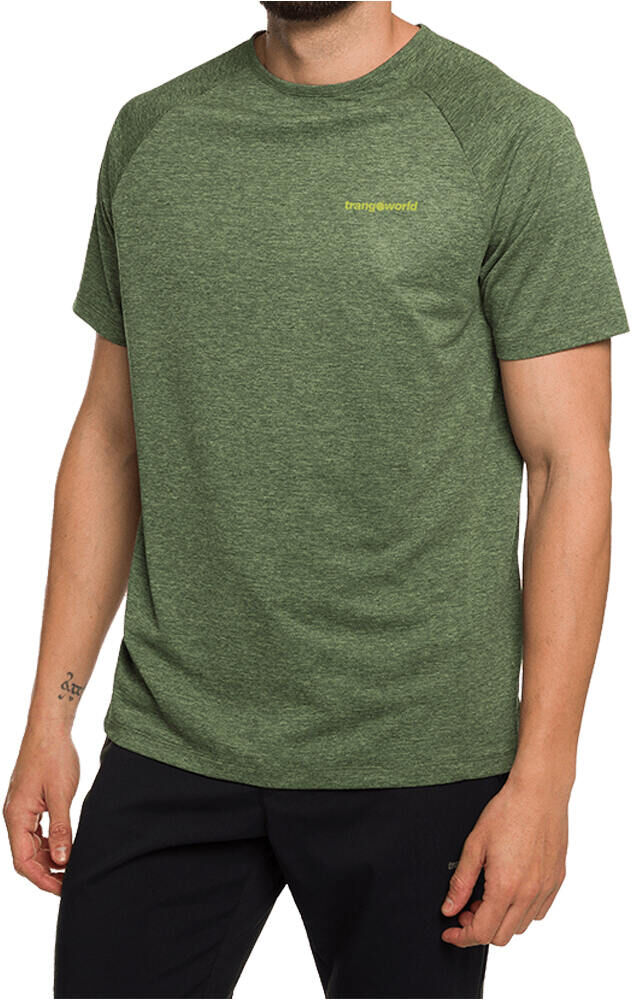 Trango bibane camiseta montaña manga corta hombre Verde (XXL)