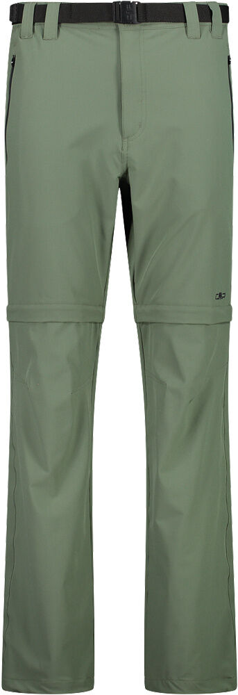 Cmp man zip off pant pantalón montaña hombre Verde (50)