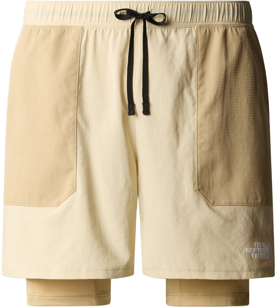 The North Face sunriser 2in1 6in pantalón running hombre Beige (XL)