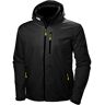 Helly Hansen crew hooded chaqueta impermeable hombre Negro (L)