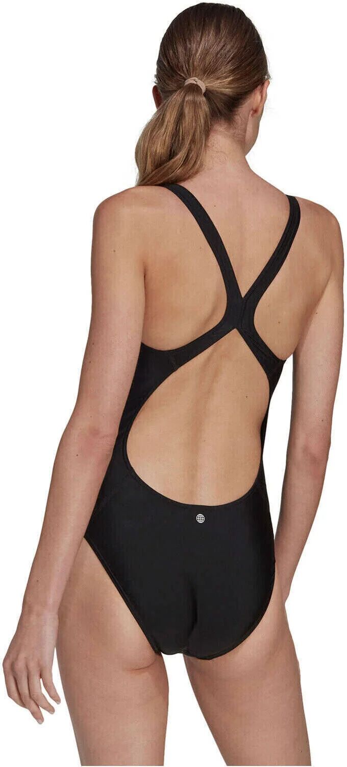 Adidas 3 bar logo bañador natación mujer Negro (40)