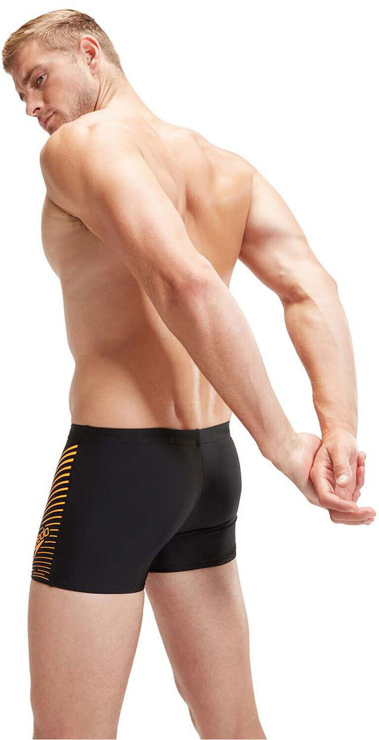 Speedo medley logo bañador natación hombre Negro (32)