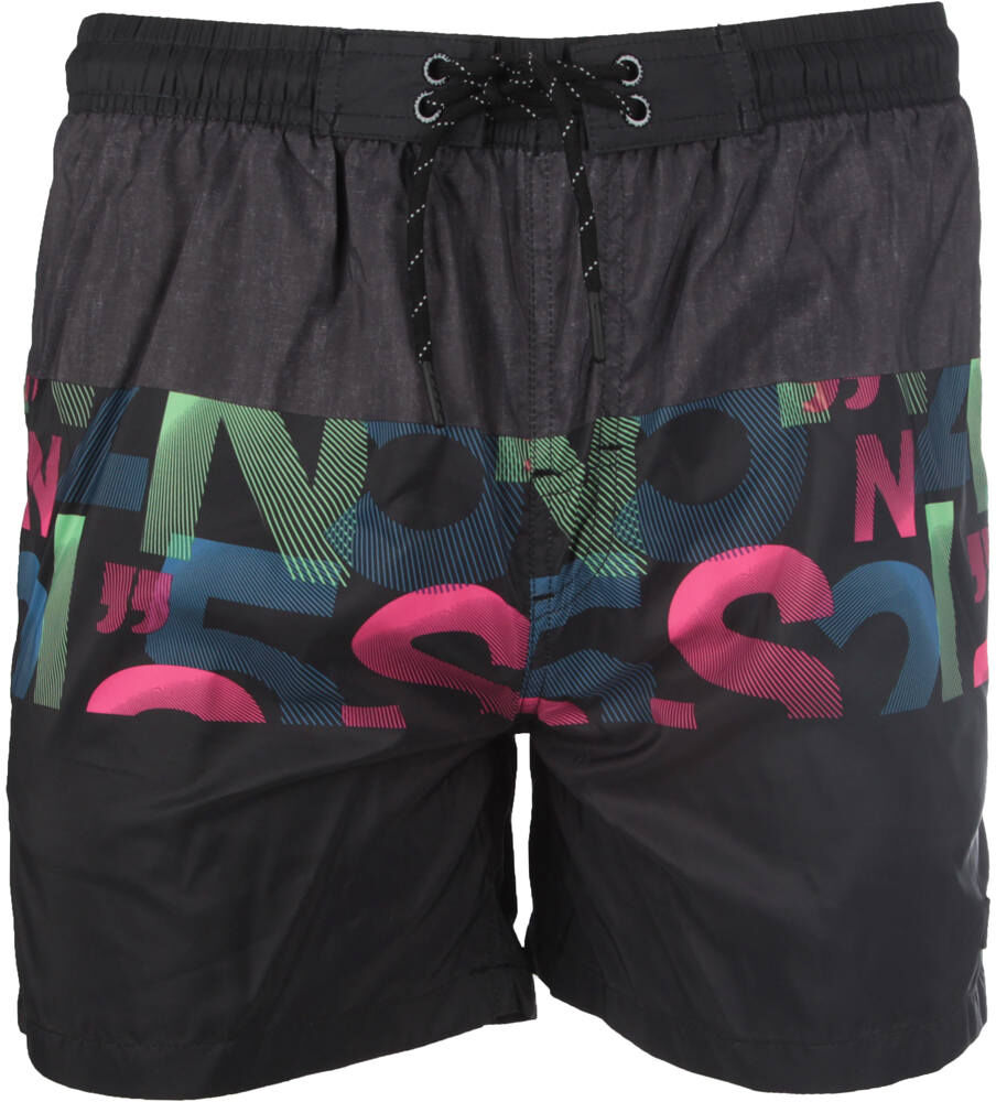 Losan letters bañador playa hombre Negro (XL)