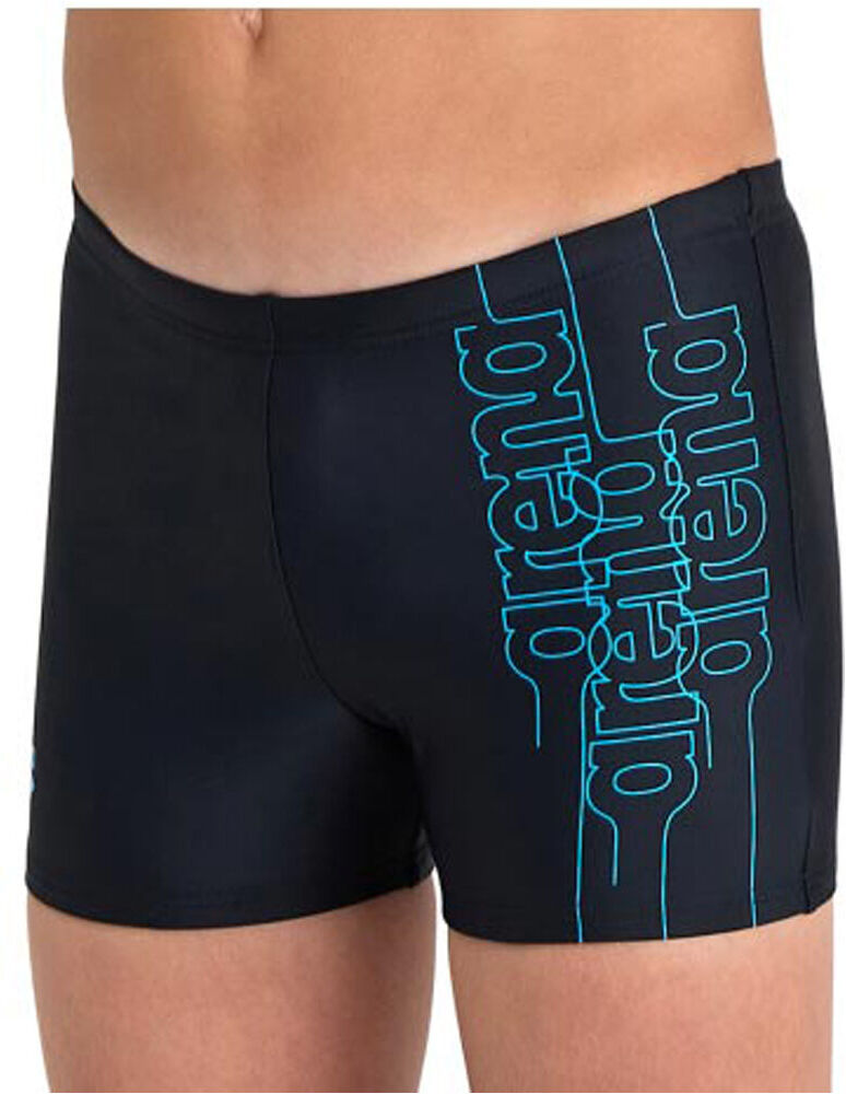 Arena swim short graphic bañador natación niño Negro (6-7)