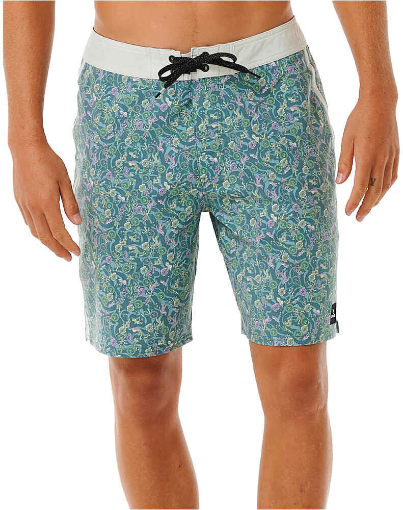 Rip Curl mirage floral reef bañador playa hombre Azul (31)