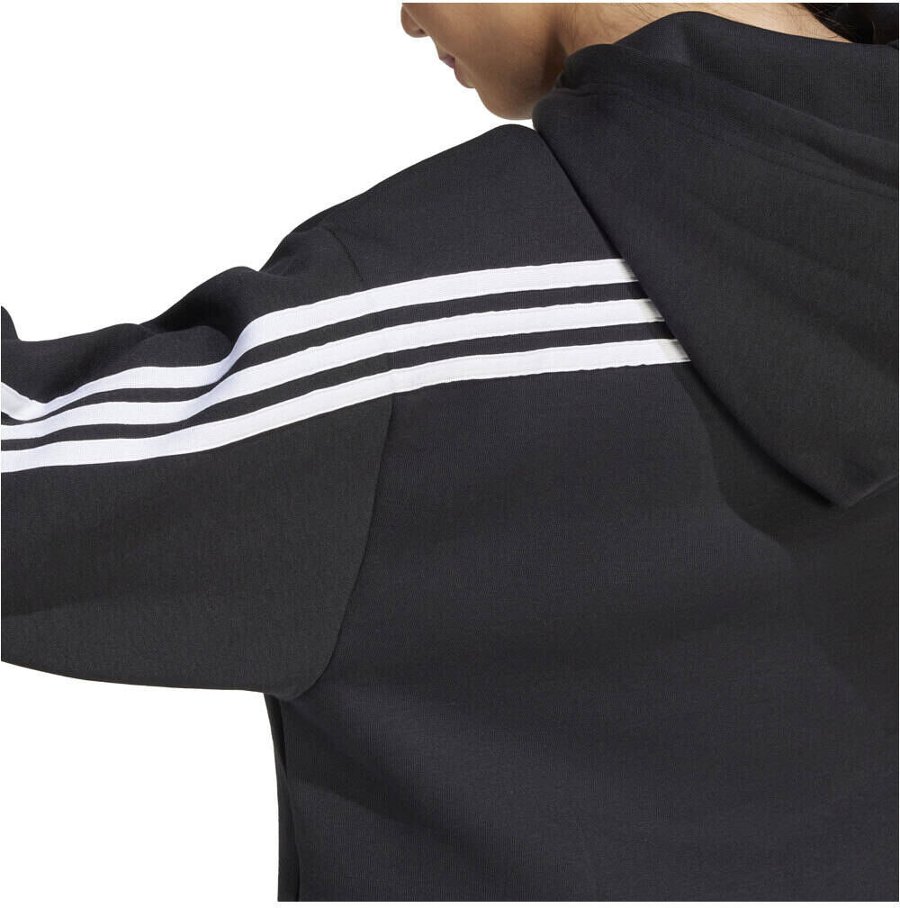 Adidas future icons 3 stripes sudadera mujer Negro (L)