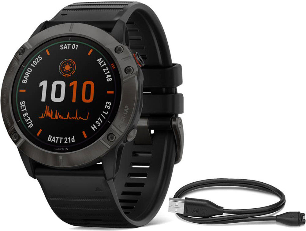 Garmin Pulsómetros con gps fenix 6x pro solar