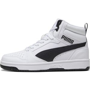 Puma rebound v6 mid zapatilla moda niño Blanco (3)