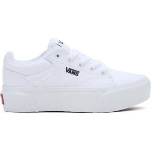 Vans seldan platform zapatilla moda niño Blanco (4,5)