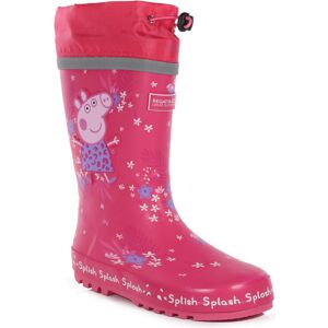 Regatta peppasplash welly bota agua niño Rosa (30)