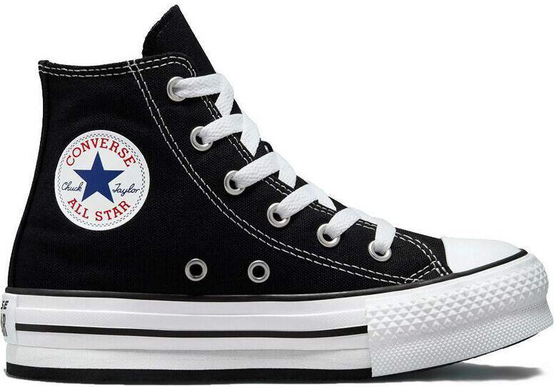 Converse chuck taylor all star eva lift zapatilla moda niño Negro (5,5)