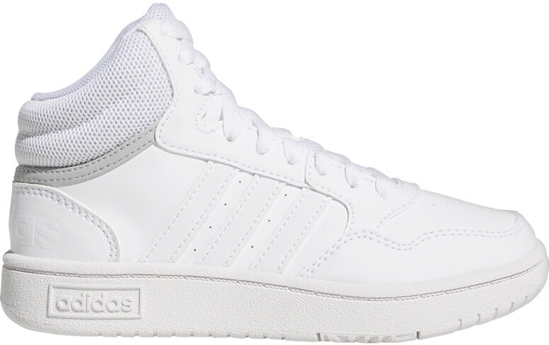 Adidas hoops 30 mid zapatilla moda niño Blanco (4)