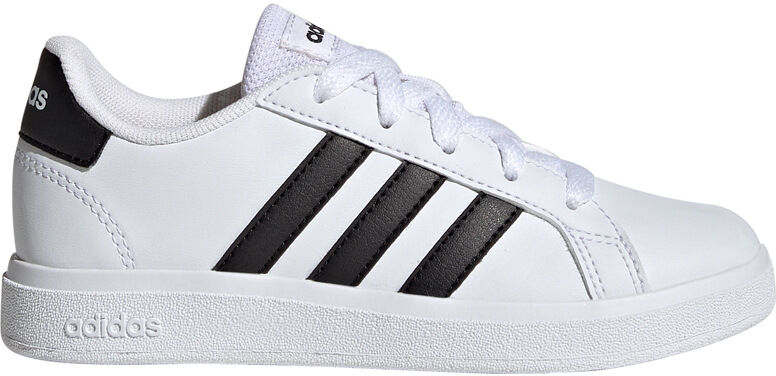 Adidas grand court lifestyle tennis lace-up zapatilla moda niño Blanco (29)